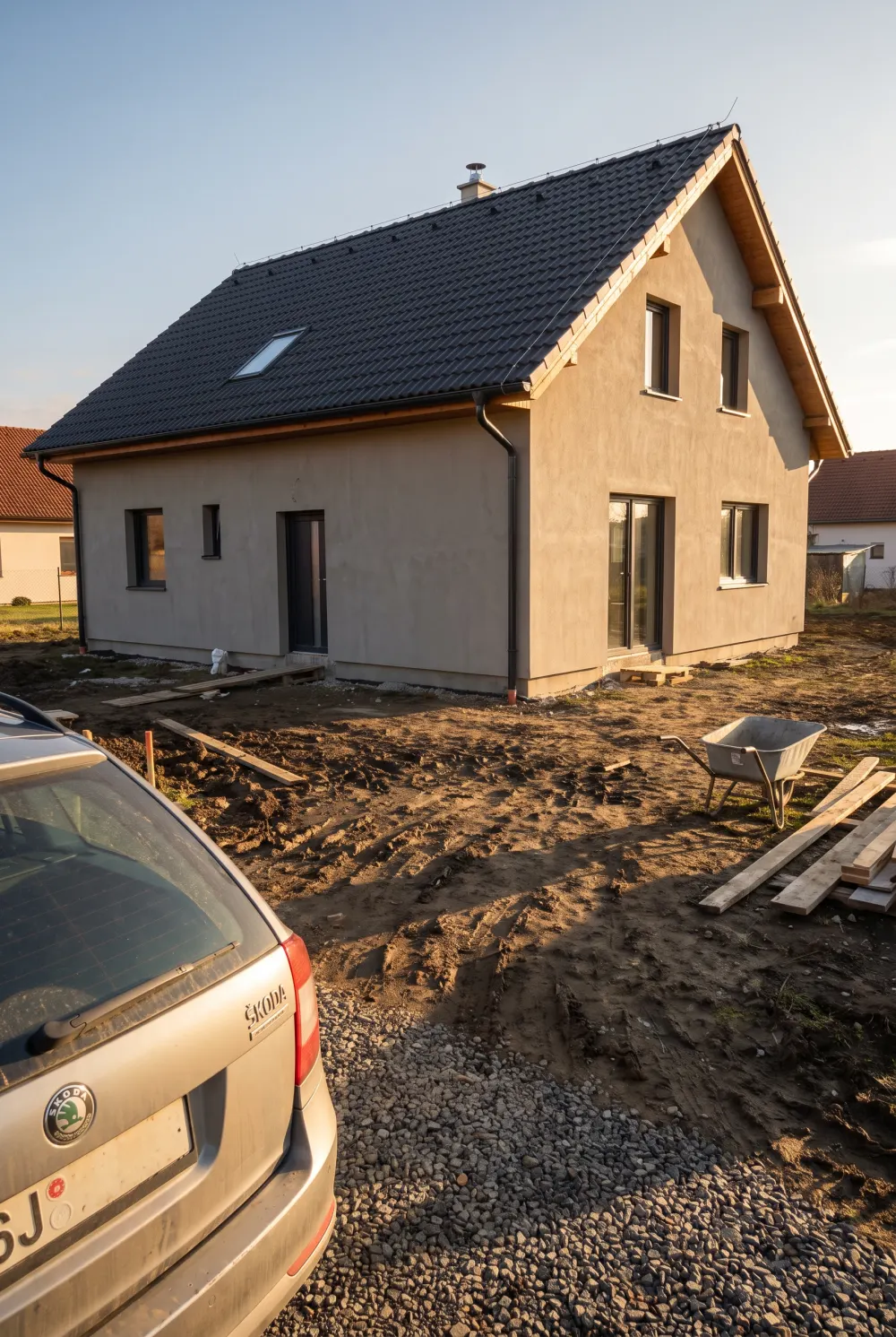 Novostavba šikmé střechy – Severní Morava